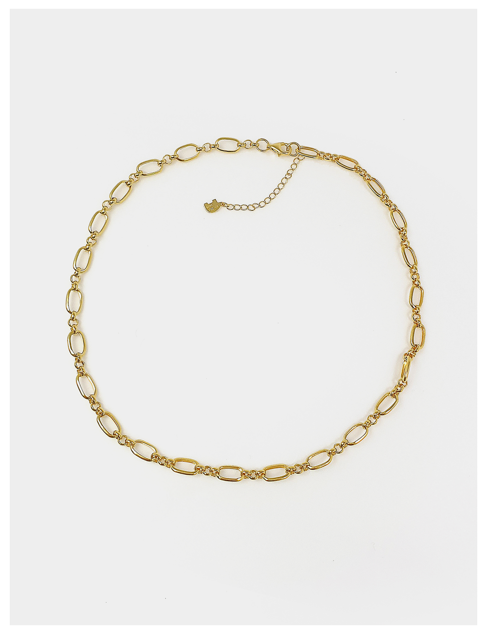 GOLD RUSH_CILP CHAIN Silver NK(14K Gold도금)