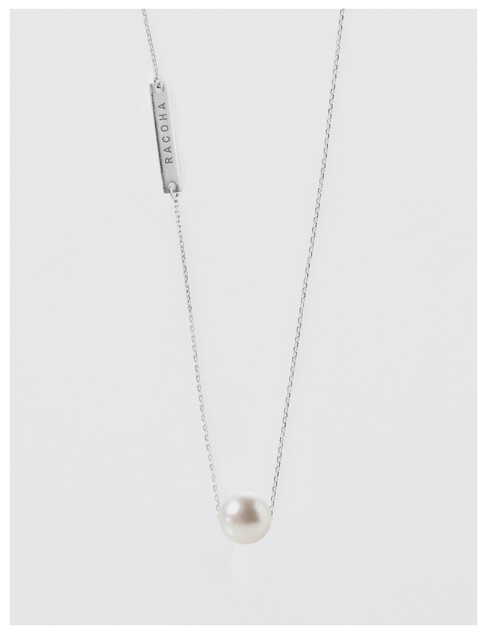 Killout pearl silver necklace