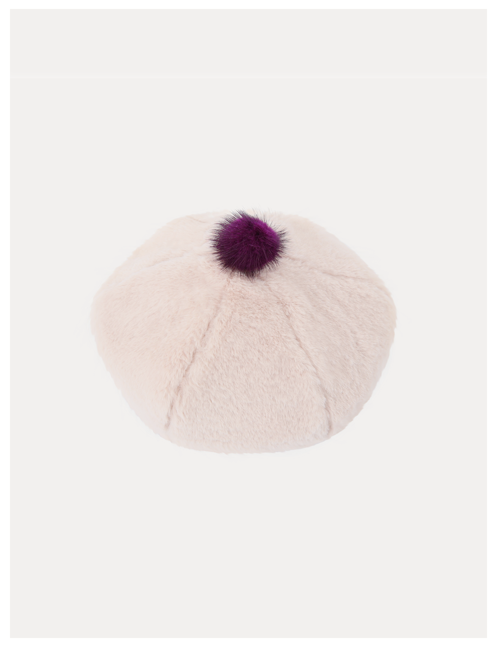Softy mink hat_Baby Pink