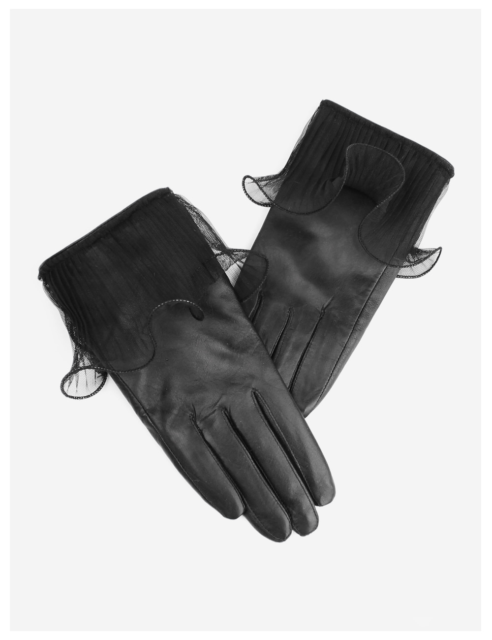 SHASHA PLEATS Leather Gloves 샤샤 플리츠 가죽 장갑