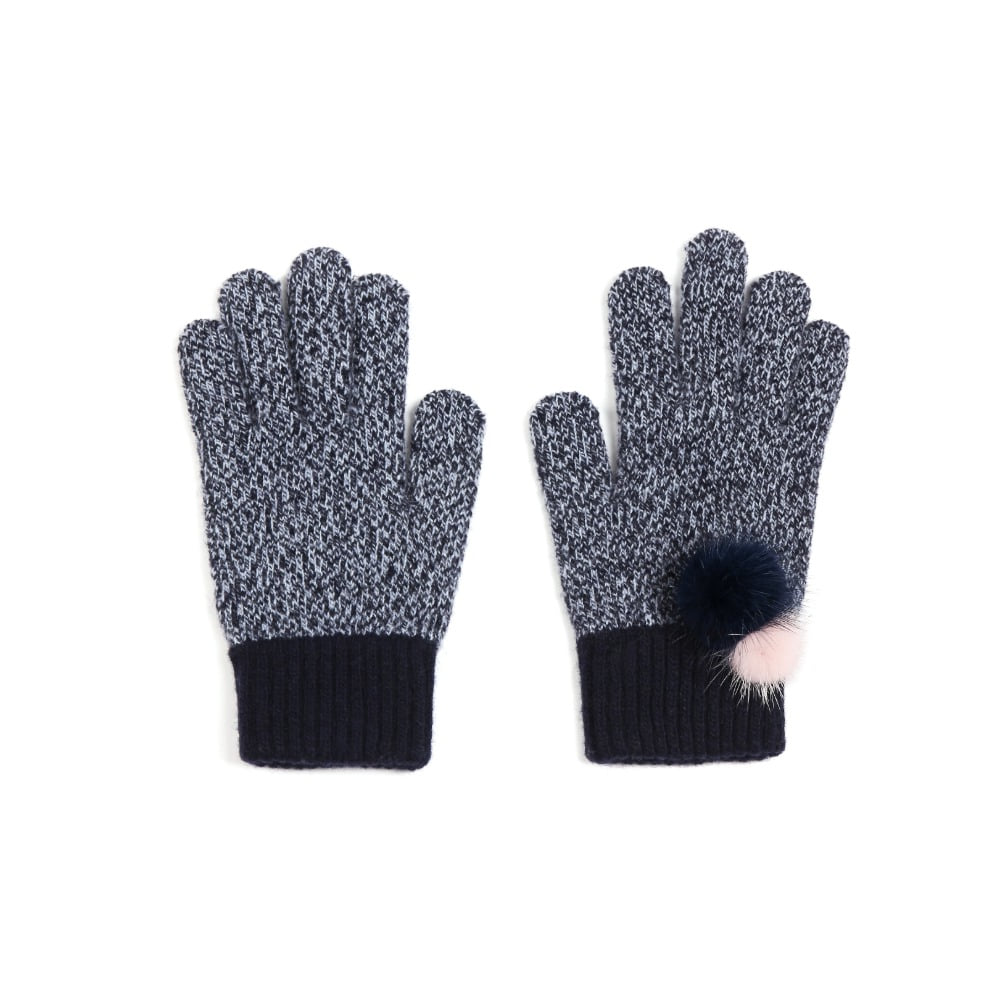 [스마트폰장갑] Lovable mink Gloves_blue