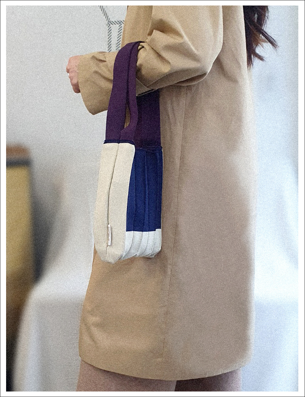 Lovely Pleats Knit Bag_Purple  러블리 플리츠 니트 가방_퍼플